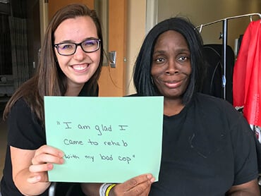 patient success stories - stroke - Cynthia Perry